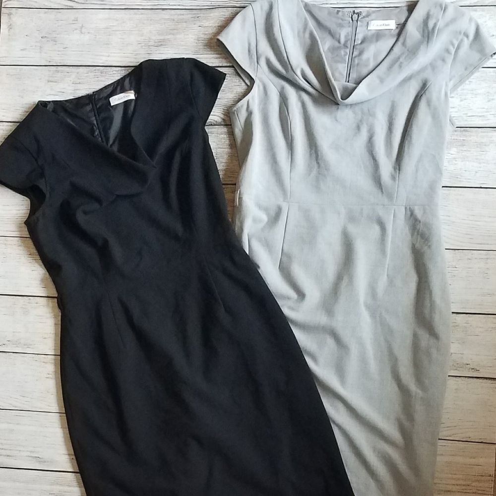 Calvin Klein Dress 2 Cap Sleeve Career Dresses I